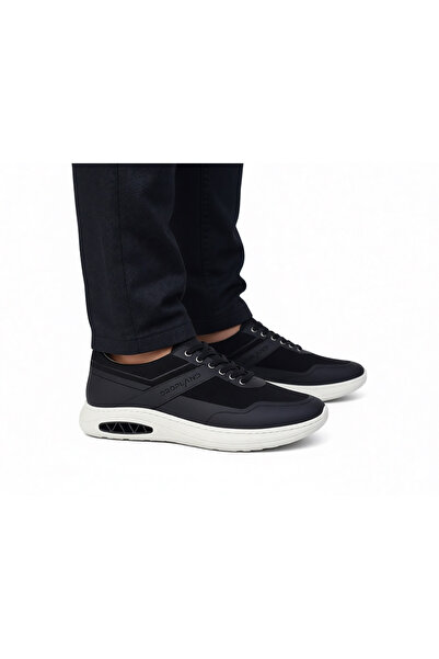 Dropland Black Men's Casual Genuine Leather Comfortable Shoes Lightweight Ort...