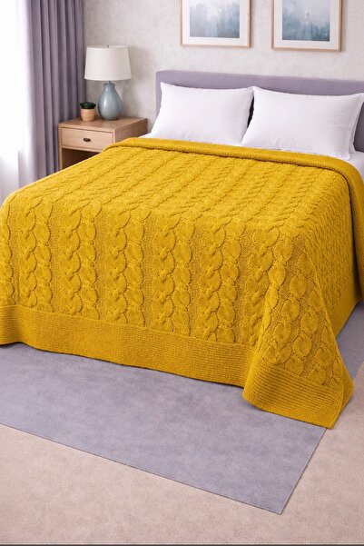 WOOLHOME ÇİFTKİŞİLİK TRİKO YATAK ÖRTÜSÜ