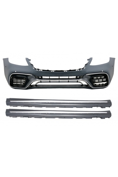 tuningset Bara Față cu Praguri Laterale compatibil cu Mercedes S-Class W222 F...