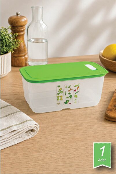 VİP AHMET Vegetable, Fruit and Greenery Storage Container 6.1 Lt Air-Channele...