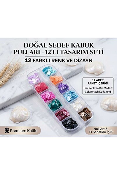 Aka deniz kabuğu dizayn süsleme