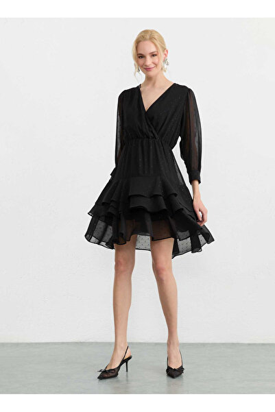 Selen Siyah Kadın Elbise 26YSL7820