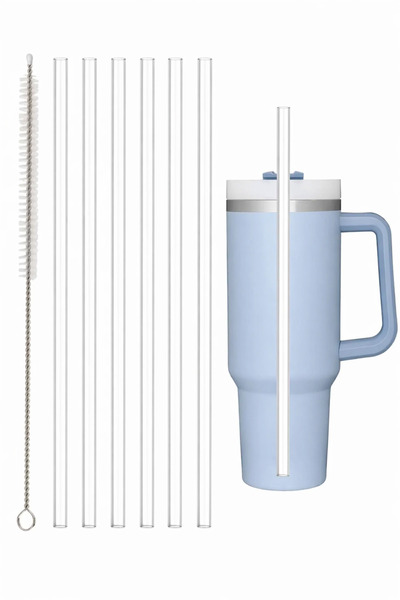 Kelira 6lı Pipet 40 Oz 1.18L ve 30 oz 0.89L Uyumlu Pipetli Termos Mug Suluk Y...