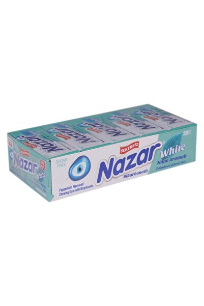 CALRADİA Nazar 5 gum White Mint x 20 pieces