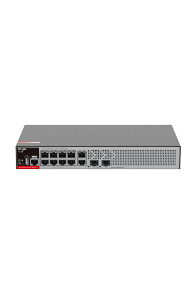 Ruijie Networks Switch cu 8 porturi RJ45 1G PoE+, 2 x SFP 2.5G, 2 x RJ45 1G, ...