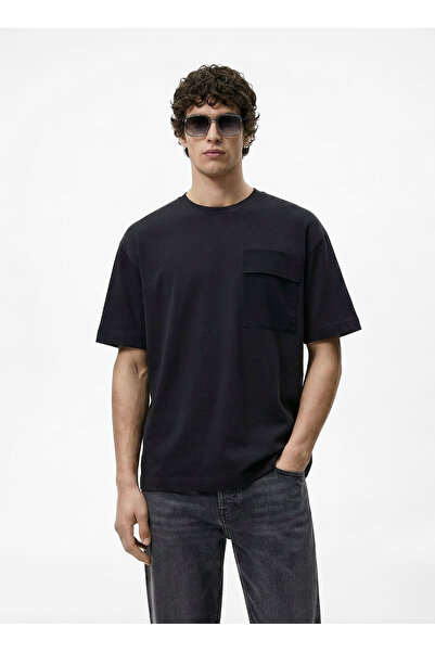 GMG FIRENZE Siyah Erkek Regular Fit T-Shirt GU26MSS03000