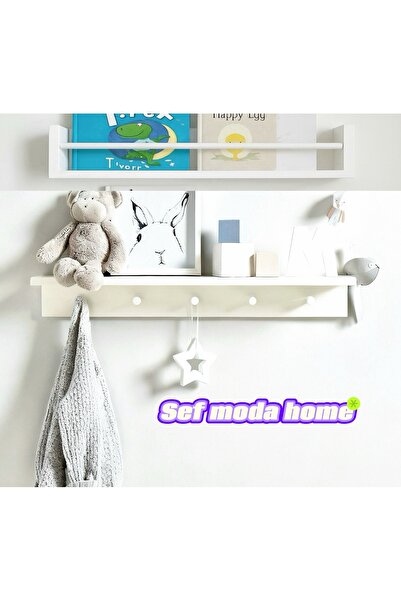 50 cm 2 pcs mdf 'lam montessori shelf & bookcase white