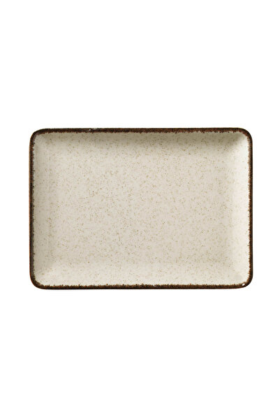Kütahya Porselen Moderna Rectangular Plate Cinnamon 6 Pieces 18X13Cm Tan18X13...