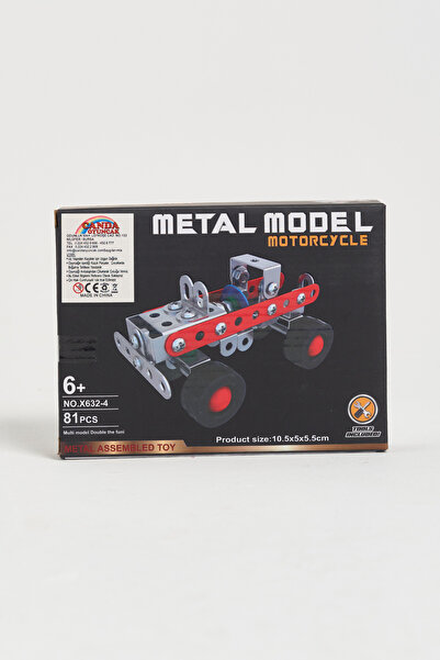 KentOyuncaK 81 Parçalı Metal Jip - Kendin Yap Montaj Oyuncak Araba