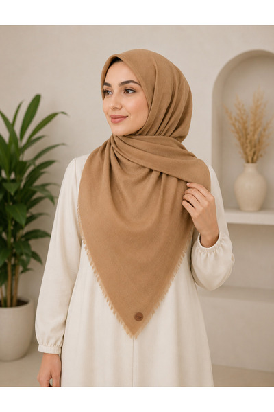 Butik Düz Yüzde 80 Pamuk Yumuşak Dokulu Yazma Eşarp