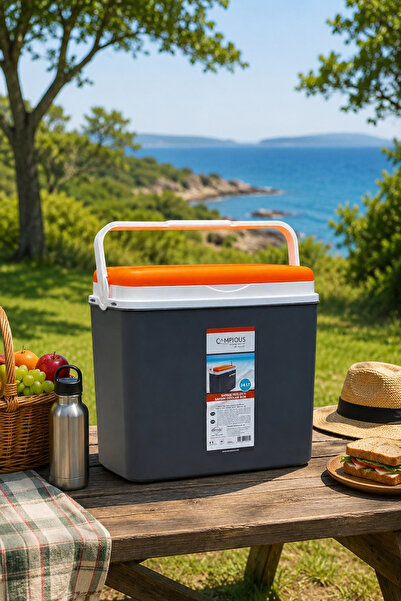 Padilon 24 Lt Taşınabilir Portatif Buzluk Soğutucu Cooler Box Turuncu