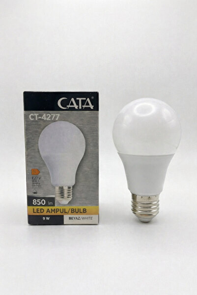Cata CT-4277 LED Ampul 9W E27 Duy Beyaz – Ev, Ofis ve Atölye Kullanımı