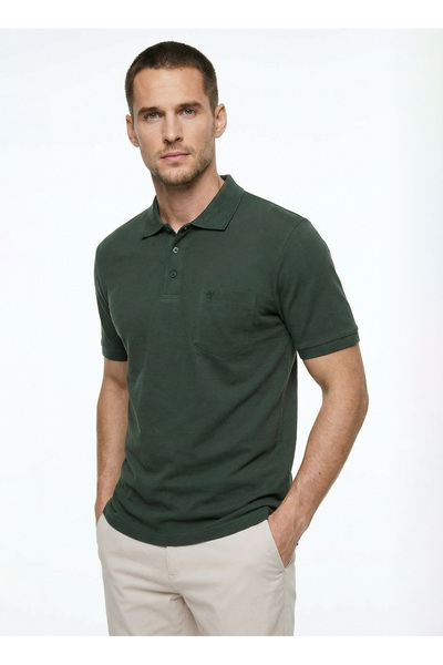 Fabrika Haki Erkek Regular Fit Polo T-Shirt NOBRO CEPLI NB