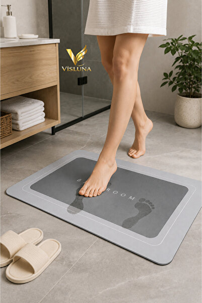 (1 Piece ) Bath Mat Ablution Mat with Non-Slip Base 40*60 CM