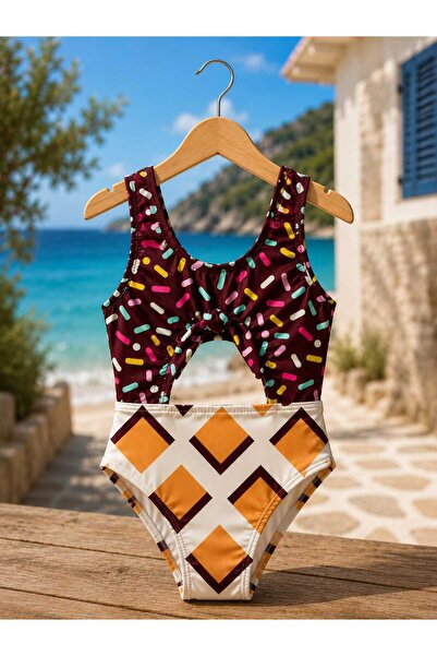 My Kids Wear Μπαντάνα εμπριμέ για κορίτσια μαγιό