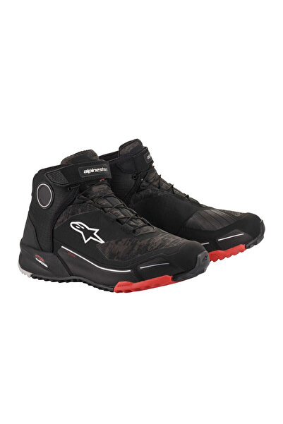 Alpinestars CR-X DryStar Korumalı Motosiklet Botu Siyah Kırmızı