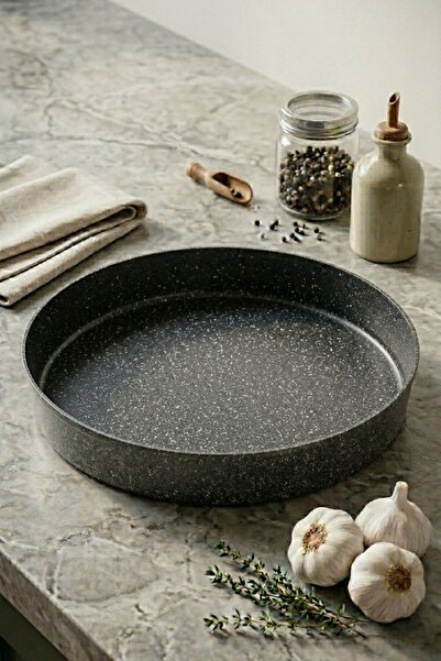 PoloChef Hamarat Granit Yuvarlak Airfry Pişirme Tencere Tepsisi 20 Cm Airfry ...