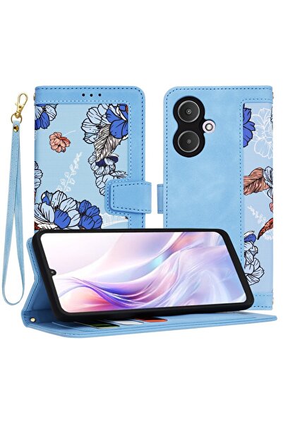 Techsuit Husă pentru Xiaomi Redmi 13C 5G / Poco M6 - FlipCraft - Albastru vib...