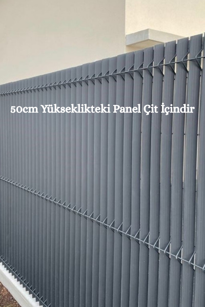METGARDEN Bahçe Gizleme Serisi Panel Tel Çit Kaplama 3D Köşe Model