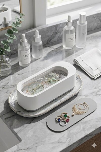 Yallabena Jewelry Cleaner 250ml Portable Ultrasonic Cleaning Device for Jewel...