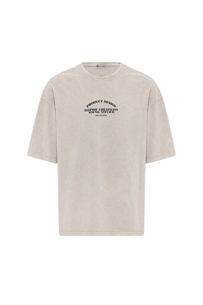 S13 Store Μπλουζάκι Oversize με στάμπα προ-εκτυπωμένου κειμένου και δυνατότητ...