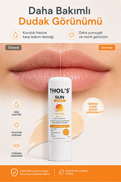 THOLS Lip Balm with Filling Effect and Sun Protection