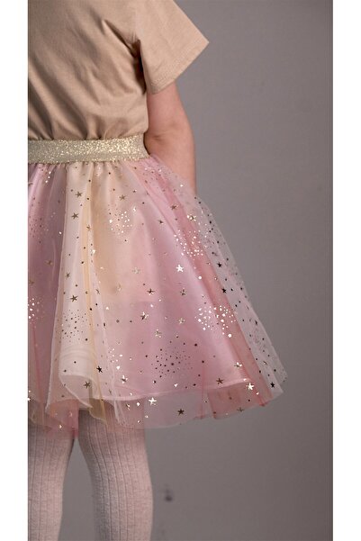 Yasemin's Little Sparkles Pembe Tütü Etek – Kız Çocuk Yıldız Desenli, Parti &...