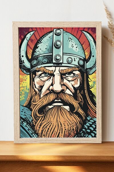 Luna Marissa Αφίσα Viking - Αφίσα ψηφιακής τέχνης από χοντρό χαρτί χωρίς πλαίσιο