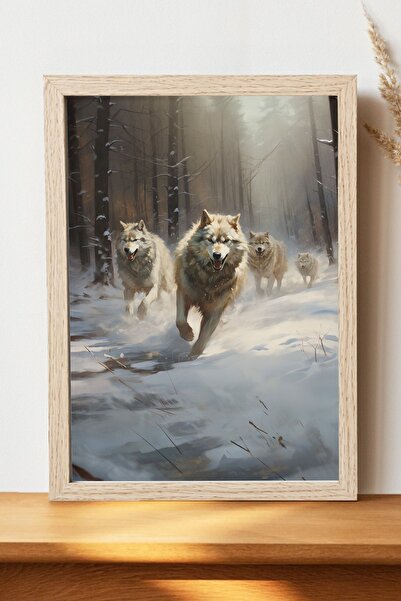 Luna Marissa Αφίσα Wolf - Αφίσα τοίχου από γυαλιστερό χαρτί χωρίς πλαίσιο