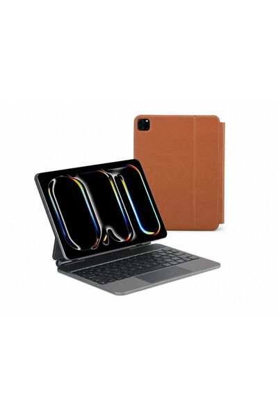 Fogy Ipad Air 11 4/5 Nesil M1/m2/m3 Uyumlu X7 Magic Keyboard Touchpad Işıklı ...