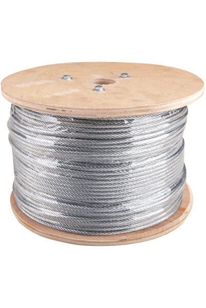 Evotools Cablu de oțel galvanizat - 100 ml lungime 100 m 8 mm 100 m