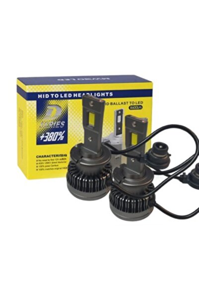 Xenon Bright Set de 2 LED-uri D2S Plug&Play, Canbus, 6000k, 70W, 8400 Lm, 12V...