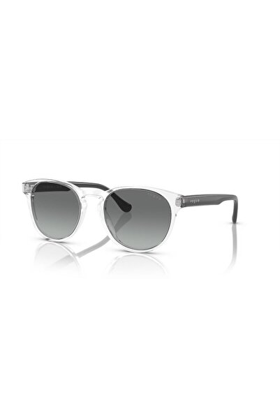 Vogue Vo 5536s W74511 52 Unisex Oval Transparent Bone Sunglasses