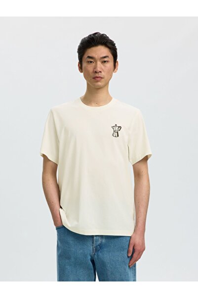 SELECTED T-Shirt Regular Fit Baumwoll