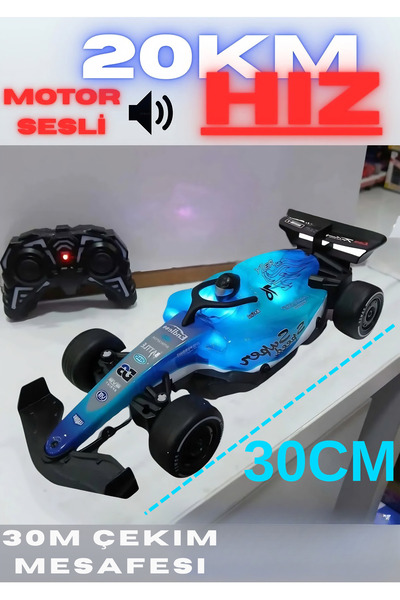 Boratila Toys 2.4 Ghz 30 Cm 20 Km Hızlı Şarjlı Işıklı Motor Sesli Full Fonksi...