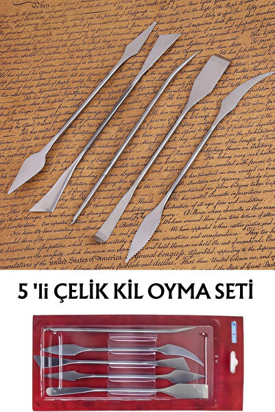 Dytac Modelaj Seramik Seti Çelik 5 Parça (eb-17a)