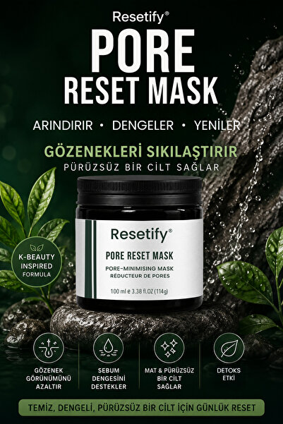 RESETIFY Pore Reset Arındırıcı Kil Maskesi 100 ML