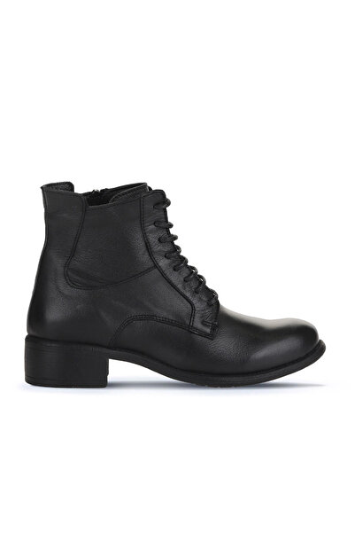 Bueno Shoes حذاء بكعب نسائي من الجلد الأسود 01wz7405