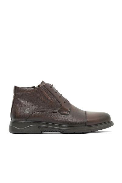 Bueno Shoes حذاء رجالي من الجلد باللون البني الفضي 07mb24542087
