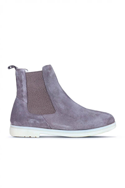 Bueno Shoes Cizme plate de damă din piele intoarsa de nurca 01wt3300