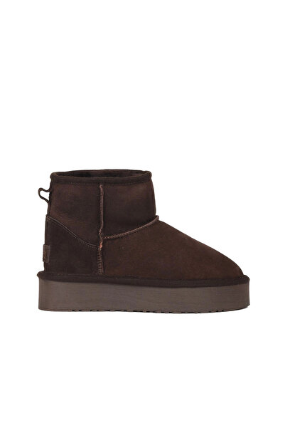 Bueno Shoes Cizme de damă din piele intoarsa maro cu toc 05ag2034054