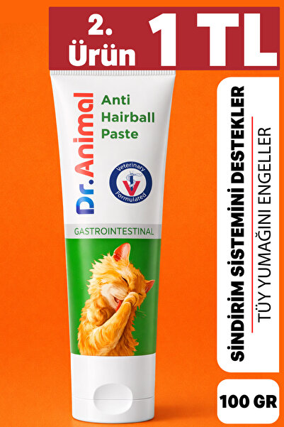 Dr. Animal Malt | Sindirim Sistemi Destek | Kedi Malt Macunu | Anti Hairball ...