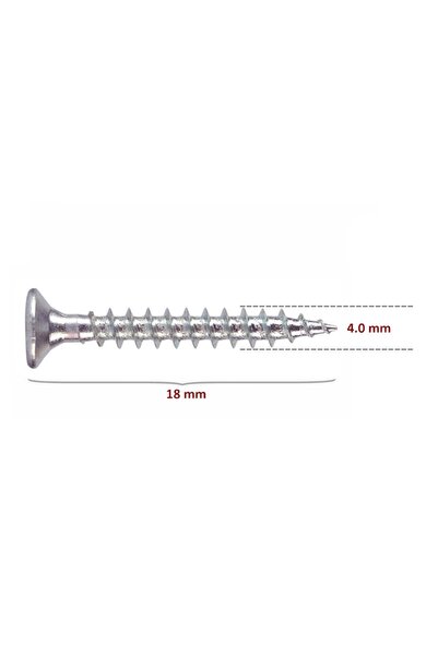 Genel Markalar Sunta Vidası 4x18 mm 50 Adet
