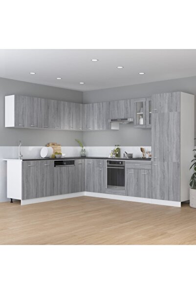 Concept Dulap inferior cu sertar gri sonoma 60x46x81,5cm lemn prelucrat