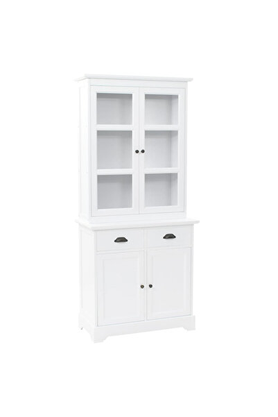 Concept Servantă galeză cu 4 uși, 80 x 40 x 180 cm, MDF și lemn de pin