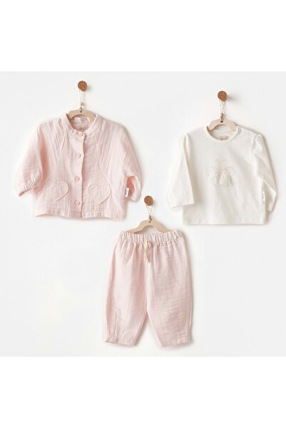 Ac26621 Lovely Day 3pcs Set Pink