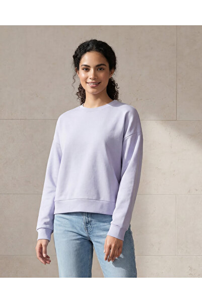 REDTAG Women Blue Basic Active Sweatshirt