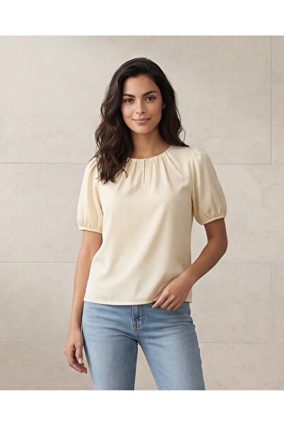 REDTAG Women Yellow Casual Blouse