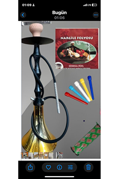 Long nargile takımı tam takım