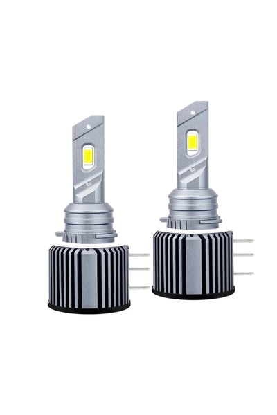 divendi-ro Set de 2 becuri LED H15, Canbus, 120W, 12000LM, fără erori, lumină...